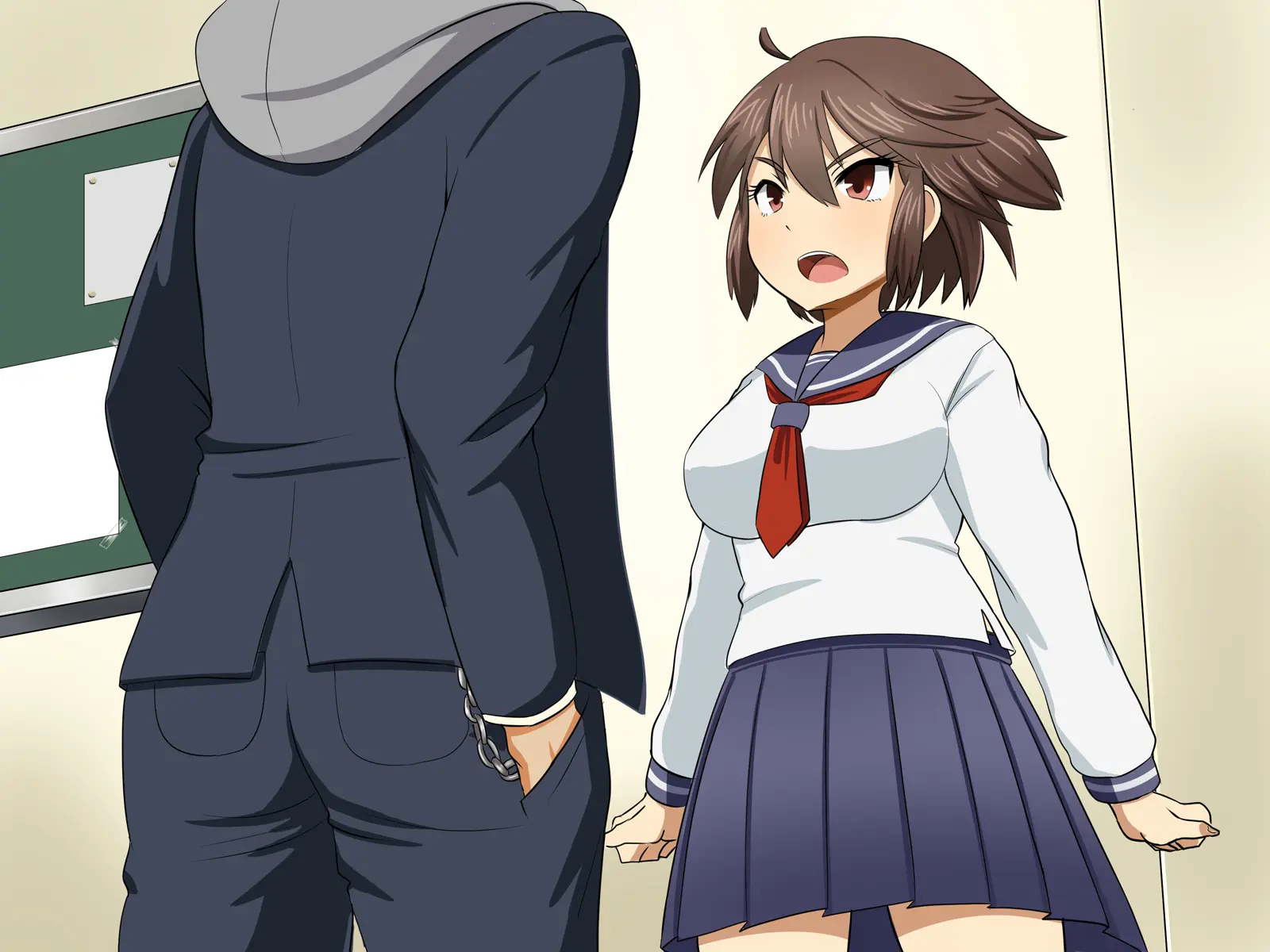 Charao Kara Boku O Mamotte Kureru Tsuyoki Na Anoko Ga, Itsunomanika Soitsu To Love Love Kozukuri Shite Ita Hanashi | 양아치로부터 날 지켜주던 여자애가, 어느샌가 그녀석이랑 러브러브 섹스하고있던 이야기